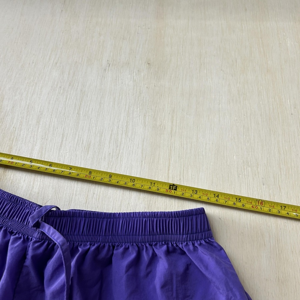 Swim 365 Swim Shorts Womens Large Purple Nylon Drawstring Elastic Waist Beach - Picture 8 of 10